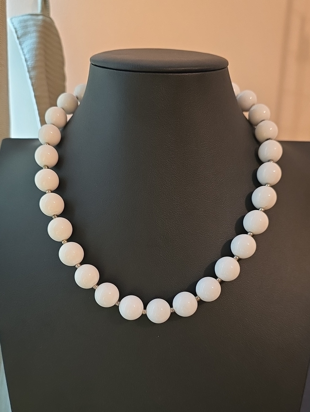 White Beaded Necklace - Women Jewelry